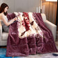 Double Layer Winter Warm Soft Raschel Blanket