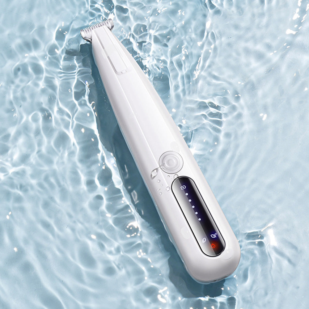 Electric Dog Paw Trimmer with LED Light Rechargeable Pet Clipper