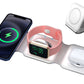3 in 1 Foldable Wireless Charging Base for iPhone 16 15 14 13 12 Pro Max Plus Apple Watch and AirPods