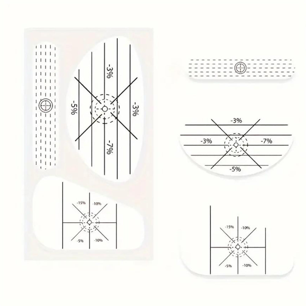 300Pcs Golf Impact Aid Stickers for Golf Putters- 100 Sheets