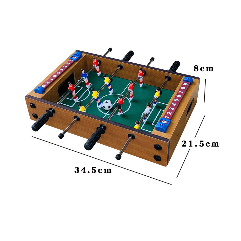 Portable Mini Table Football Game Set with Two Balls and Score Keeper