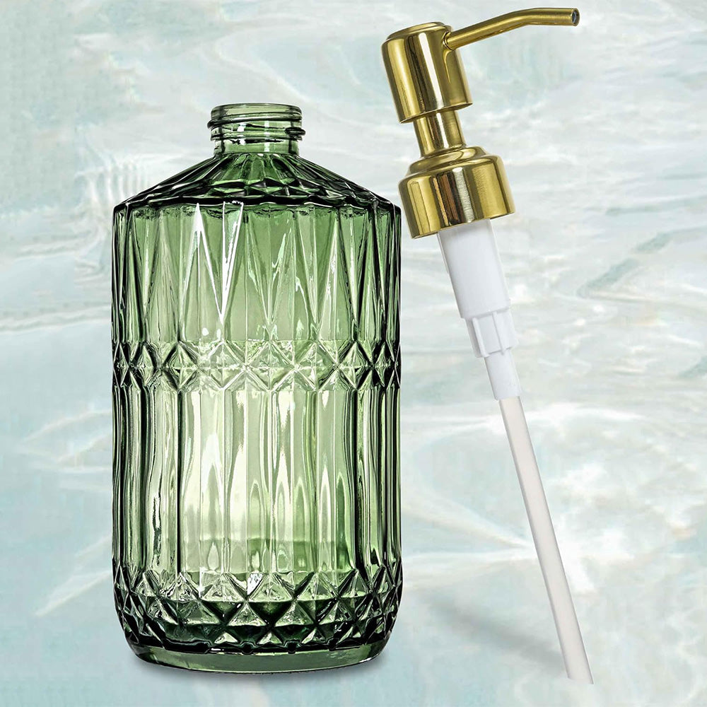 450ml Glass Soap Dispenser for Kitchen Bathroom