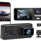 Triple Lens Car Dash Cam Super Night Vision Loop Recording