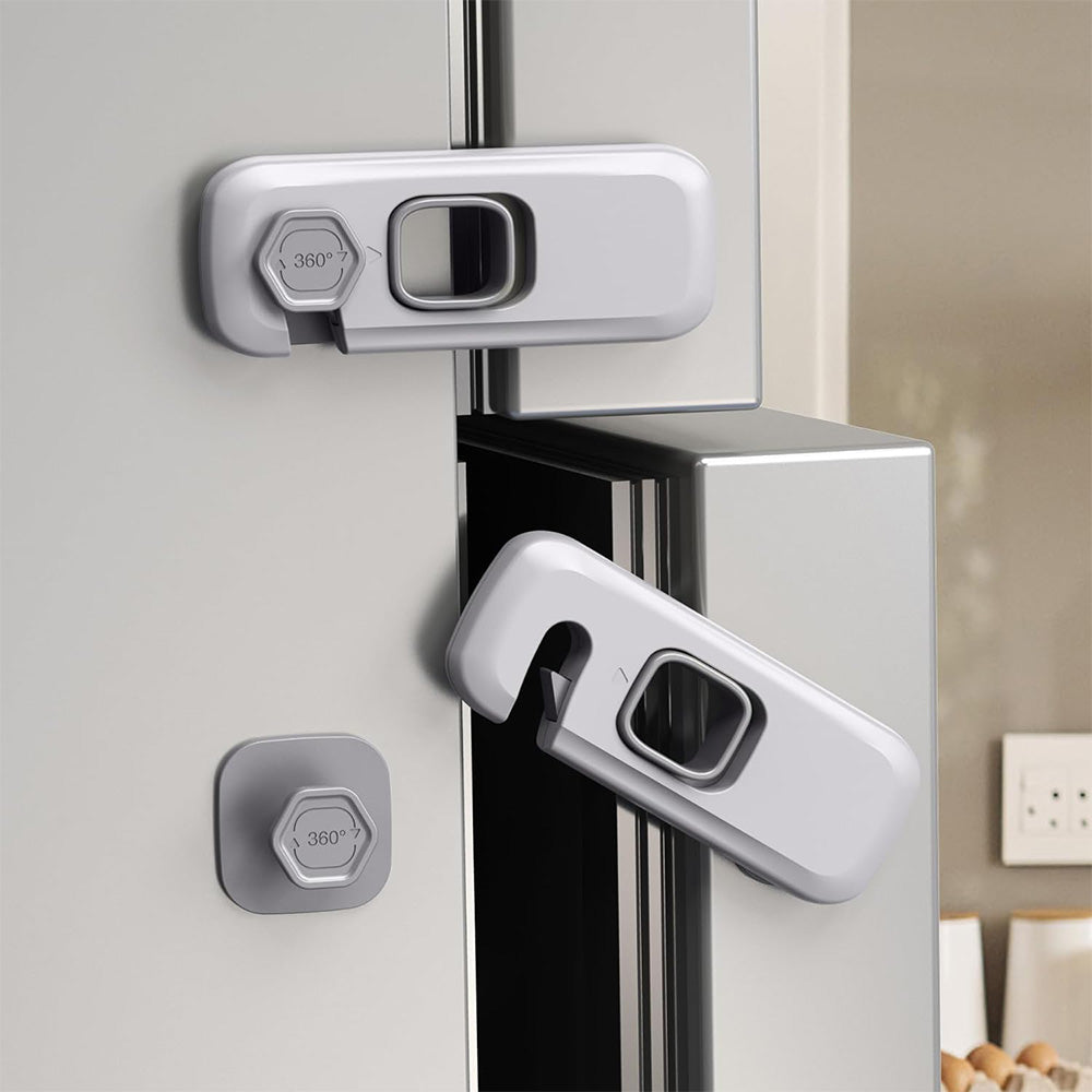 5Pcs Proof Refrigerator Lock Freezer Door Lock for Fridge Cabinets