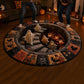 3D Round Non Slip Soft Halloween Rug for Living Room Bedroom-Style 1