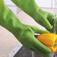 38cm Extra Long Rubber Gloves 3 Pack Heavy Duty Cleaning Gloves for Dishwashing