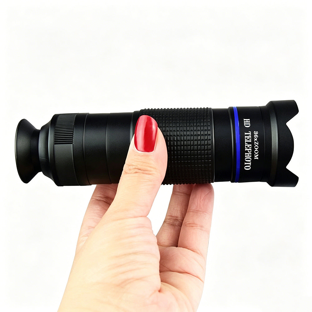 36X Telephoto Lens for Phone with Adjustable Zoom for Concert Photography