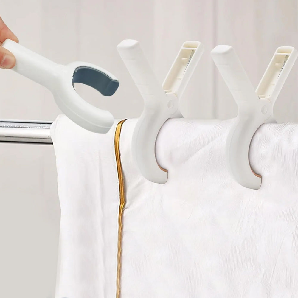 3Pcs Wind-Resistant Clip Peg Large Clamp for Clothes Drying Rack