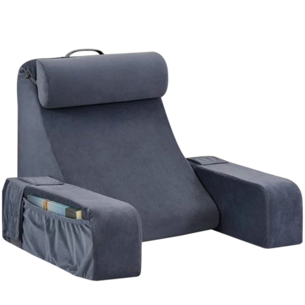 Adjustable Detachable Backrest Reading Pillow for Sitting in Bed
