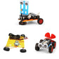 7Pcs STEM Robot Building Kits Engineering Electric Motor Kit for Learning & Fun