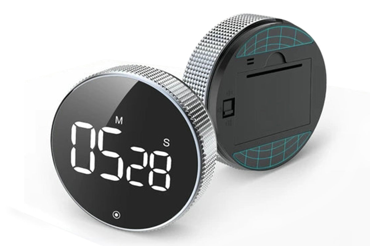 LED Digital Kitchen Timer Stopwatch for Cooking Learning and Classroom