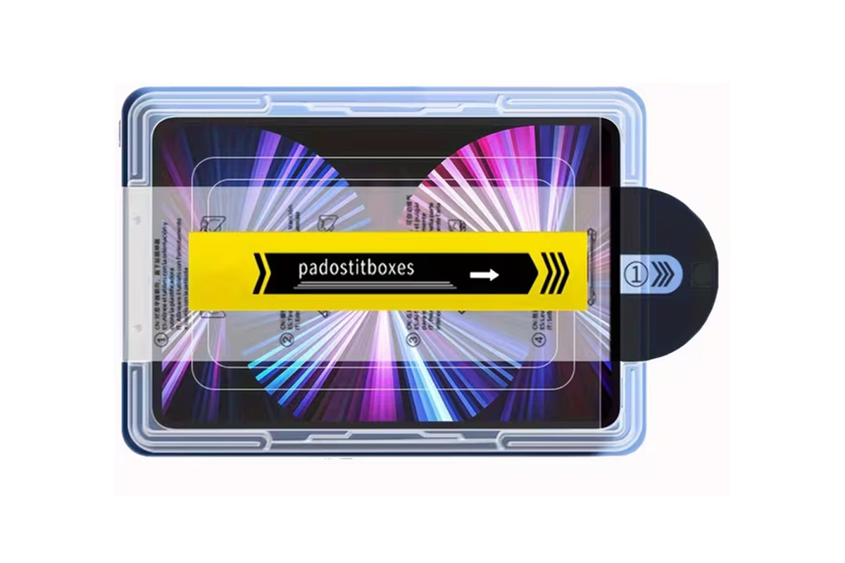 Auto Alignment Dust-Free Tempered Glass Screen Protector for iPad