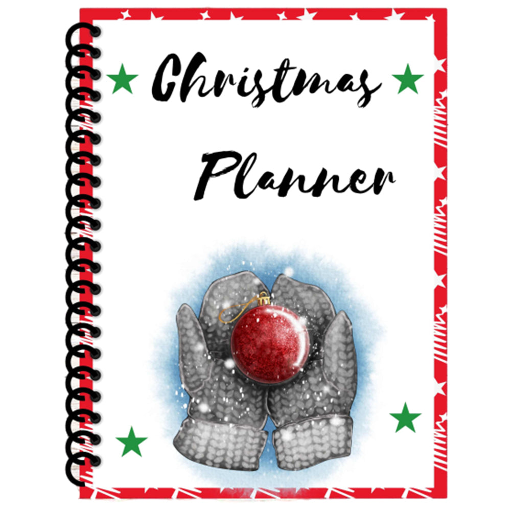 2Pcs Christmas Planner Holiday Season Organizer Notebook Simple Christmas to Do Planner
