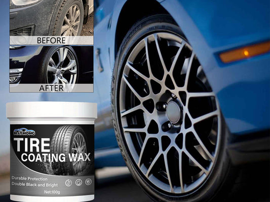 100g Tire Cleaner Paste Coating Paste Car Tire Wax for Rubber Car Tyre
