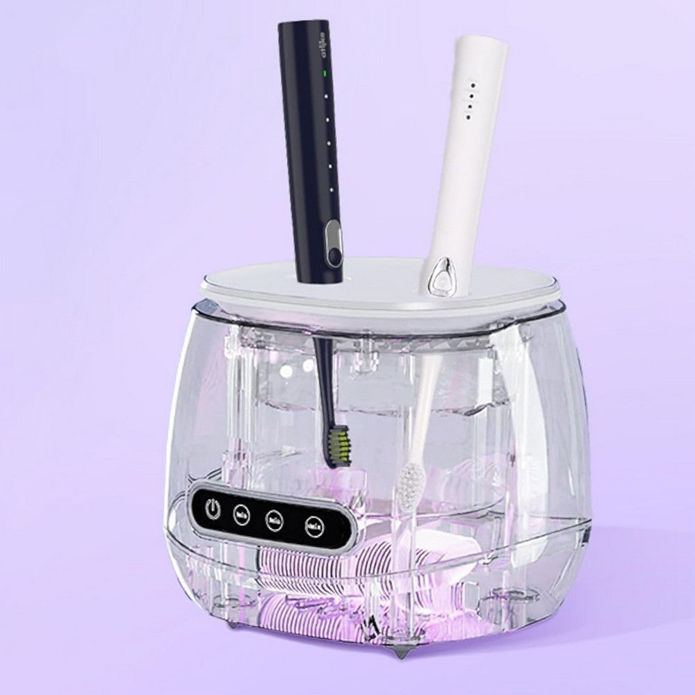 Ultrasonic Retainer Cleaner with UV Sterilizer 45kHz Denture Cleaner Machine