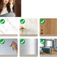 4Pcs Square Acrylic Mirror Wall Stickers Self-Adhesive DIY Home Decor