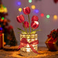 Tulip Flower Lamp Valentine Day Gifts 3 Color Dimming Night Light