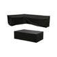 2Pcs Water Resistant L-Shape Sectional Sofa Protector Cover-1 sectional cover + 1 table cover