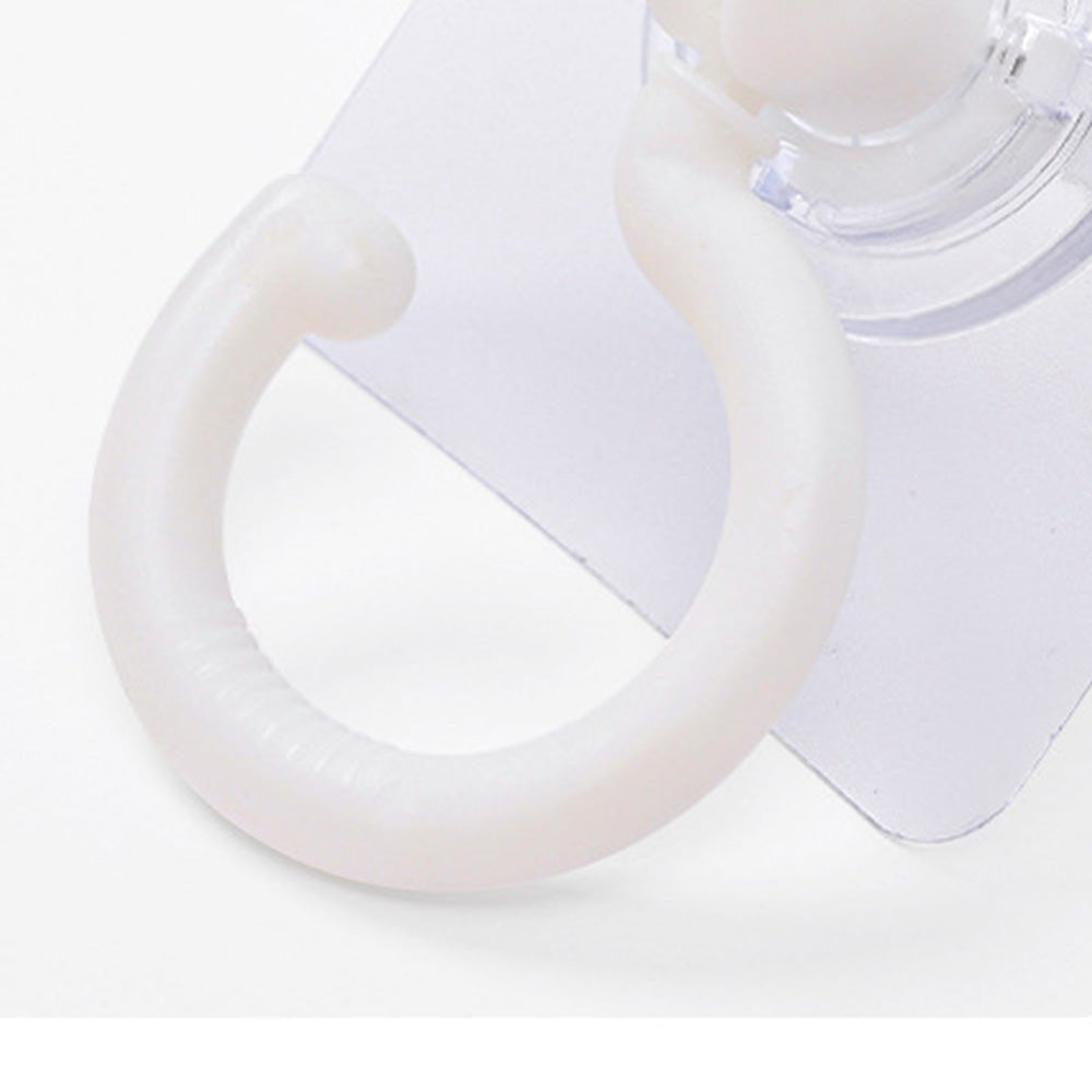 10 Pcs No Drill Ceiling Hooks 360 Degree Rotating Self Adhesive Hooks