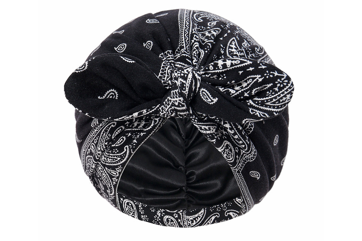 Satin Lined Beanies Polyester Sleeping Cap Styling Care Bonnet Wrap For Women