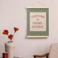 Colorful Inspirational Words Art Prints with Hanging Cord for Home Office Classroom