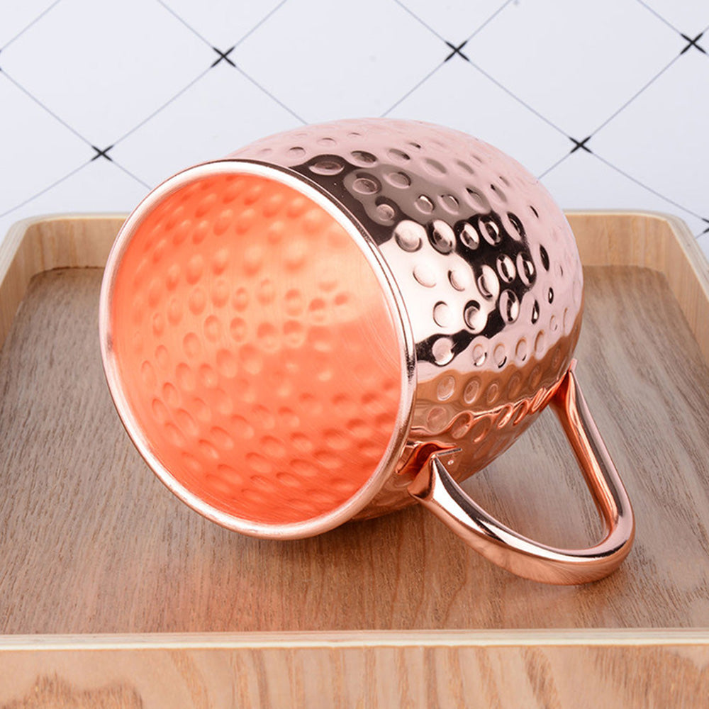 Copper Moscow Mule Mug 530ml Hammered Cocktail Beer Mug Bar Drinkware