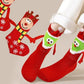 4-Pairs Funny Holding Hands Christmas Socks