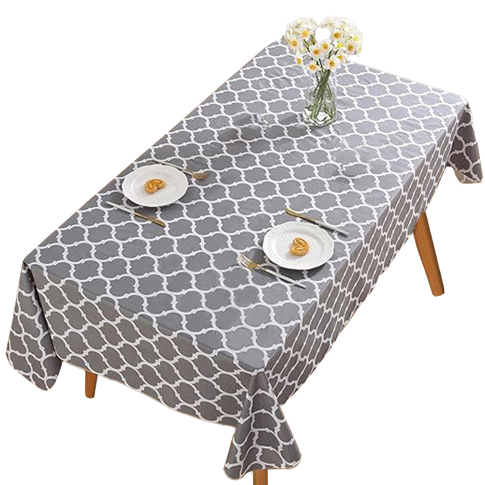 Moroccan Pattern Tablecloth Rectangle Dining Table Cover Christmas Party Decor