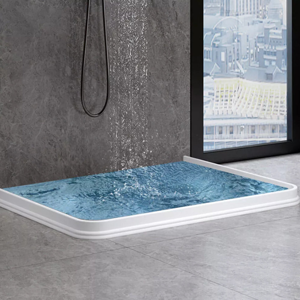 Bathroom Rubber Water Stopper Strip Shower Dam Dry and Wet Separation Barrier