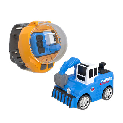 Mini Remote Control Bulldozer Watch Toy with USB Charging