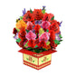 Pop-up 3D Flower Bouquet Greeting Card for Mother's Day-Roses