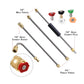 Pressure Washer Extension Wand Set Replacement Lance with 5 Nozzle Tips