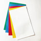50 Sheet 5 Color Reusable Craft Transfer Paper Set for Fabric Art