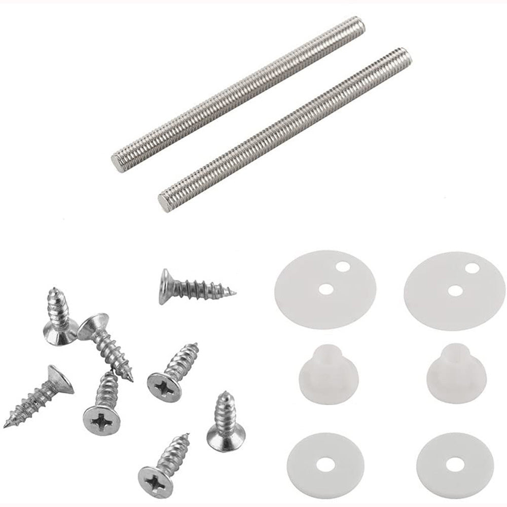 1 Pair Universal Toilet Seat Hinges Set Toilet Lid Hinge Replacement Fittings