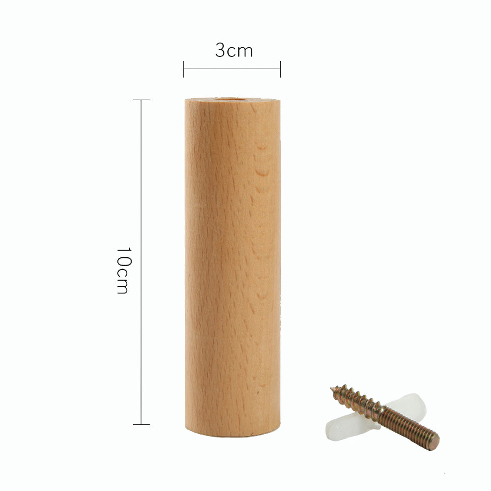 3 Sets Wooden Hook Wall Hook Hanger Hallway Home Decorations