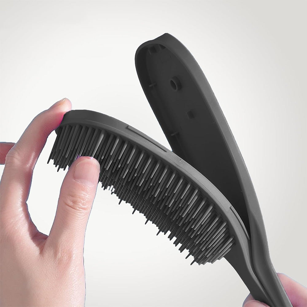 2Pcs Detangling Hairbrushes for All Hair Types to Eliminate Knots and Reduce Breakage
