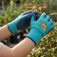 3 Pairs Gardening Gloves Rubber Coated Work Gloves for Boys Girls