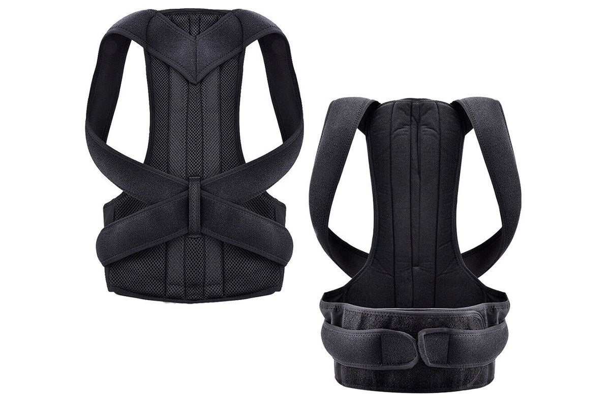 Adjustable Posture Corrector Full Back Shoulder Support Brace for Adults