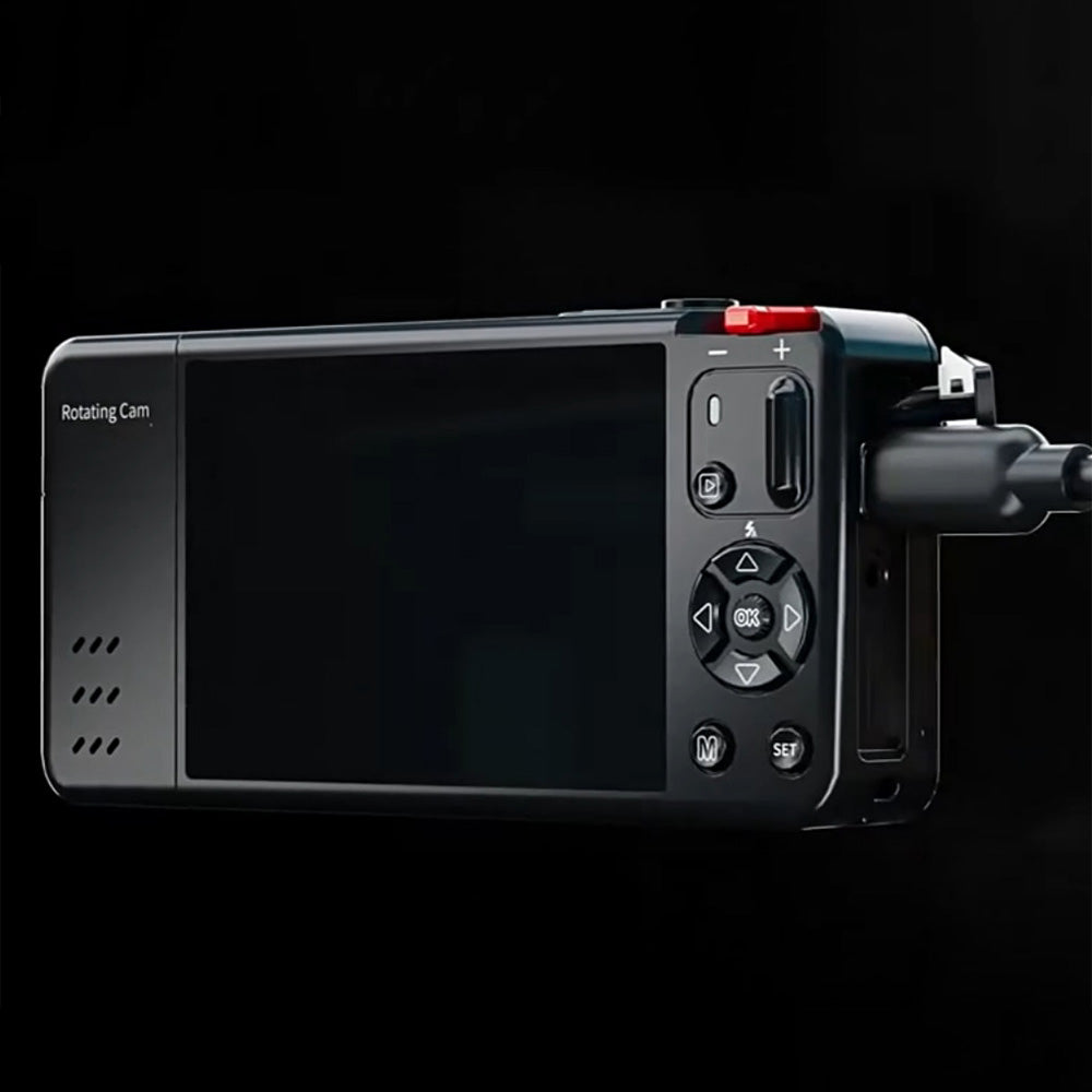 Digital Camera with 270 Degree Rotating Lens for Selfie Vlog