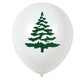 30Pcs Christmas Latex Balloons Santa Tree Party Decorations