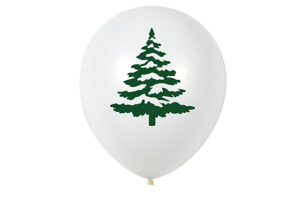 30Pcs Christmas Latex Balloons Santa Tree Party Decorations