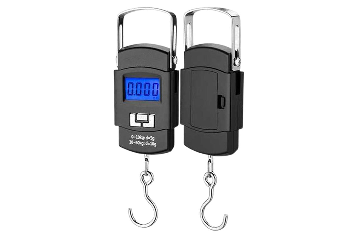 Portable LCD Digital Fishing Scale With Handle Hanging Weighing Scale Fishing Gear
