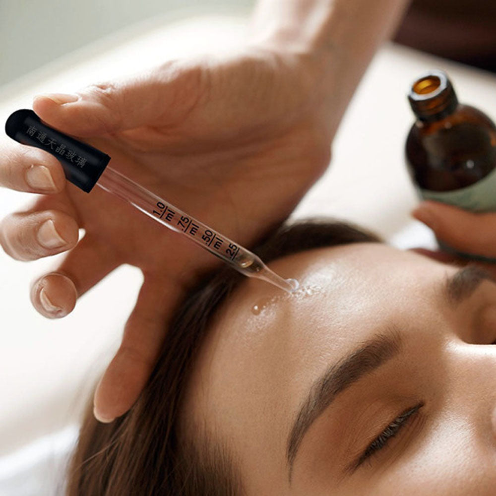 10Pcs 1ML Calibrated Medicine Droppers Glass Dropper Liquid Pipette