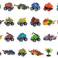 2025 Dinosaur Cars Advent Calendar Christmas Countdown Blind Box Pull Back Car Toy Set