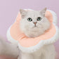 Cute Flower Cat Cone Collar Anti-Bite Lick Wound Healing Protective Neck Collar-Peach Blossom