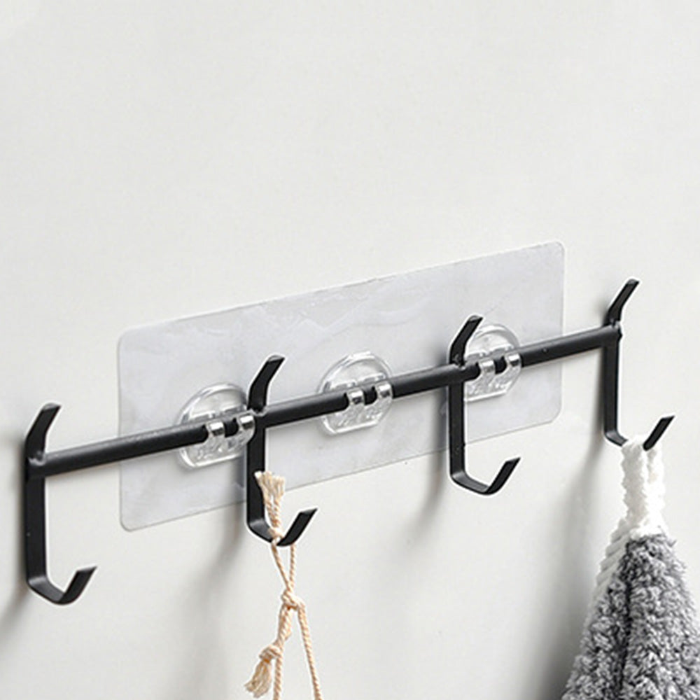6 Pack Wall Mounted Shower Caddy Set No Drill Bathroom Organizer