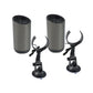 2Pcs 12V Portable Car Warmer and Defroster with Suction Holder