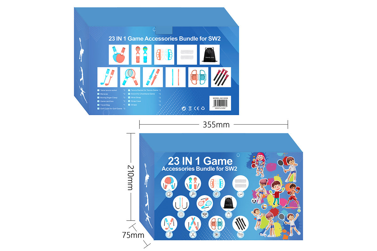 23-in-1 Switch 2 Sports Accessories Bundle