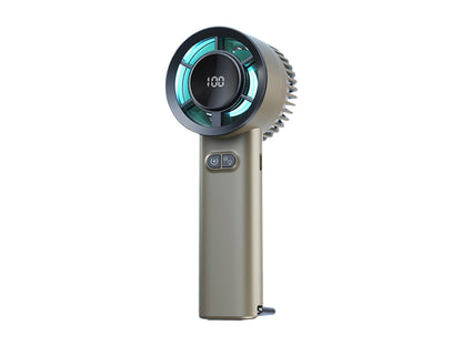 100 Speed USB Handheld Cooling Fan with Light