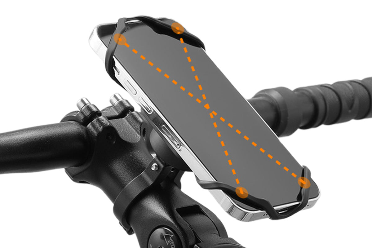 Detachable Bike Phone Holder Universal Bicycle Motorcycle Cell Phone Mount